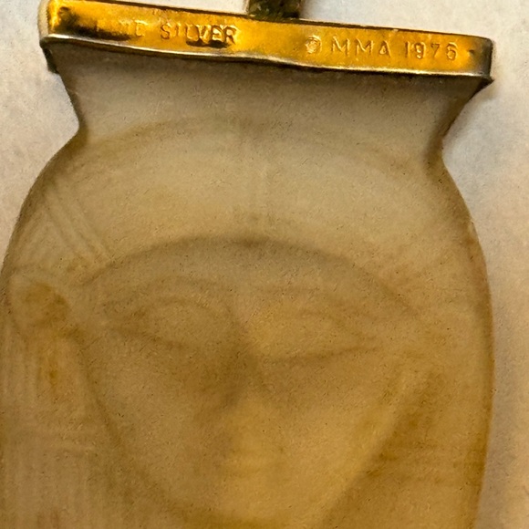 Egyptian Revival 1976 Metropolitan Museum Art KING TUT STERLING NECKLACE - Picture 7 of 10